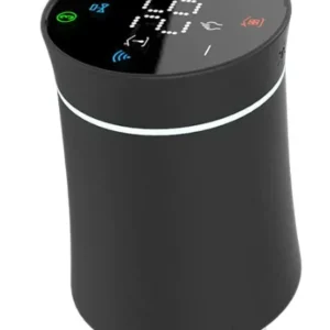 Умна Слим Термоглава за Радиатор ZigBee Черна