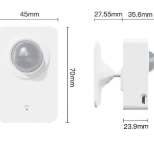 Alternative view of WiFi PIR умен сензор за движение Бял