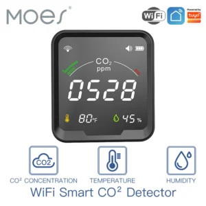 WiFi Монитор за качество на въздуха (CO, CO2, температура, влажност)