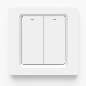 MOES WiFi механичен двуканален ключ за осветление без нулев проводник