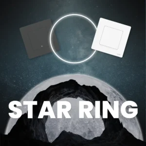 MOES Star Ring Zigbee умен бутон за сценарии в бял и черен цвят