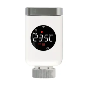 WiFi smart radiator thermostat with LED display and weekly schedule