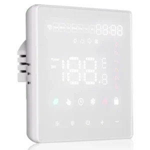WiFi thermostat for gas boiler and water underfloor heating white